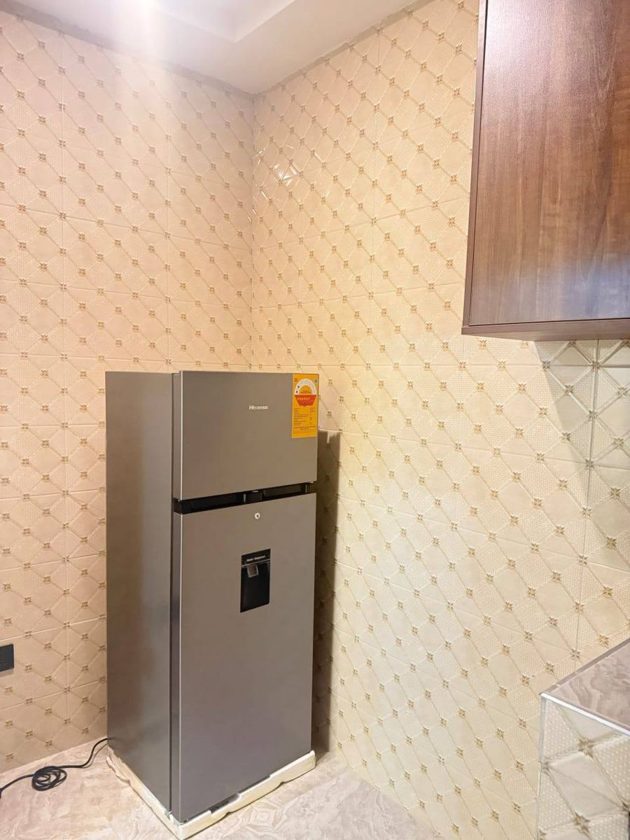 Fridge-freezer in the kitchen